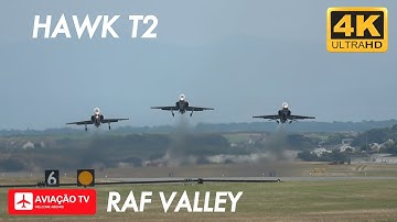 Hawks T2 Formation Take Off • RAF Valley, Anglesey, UK • July 2024