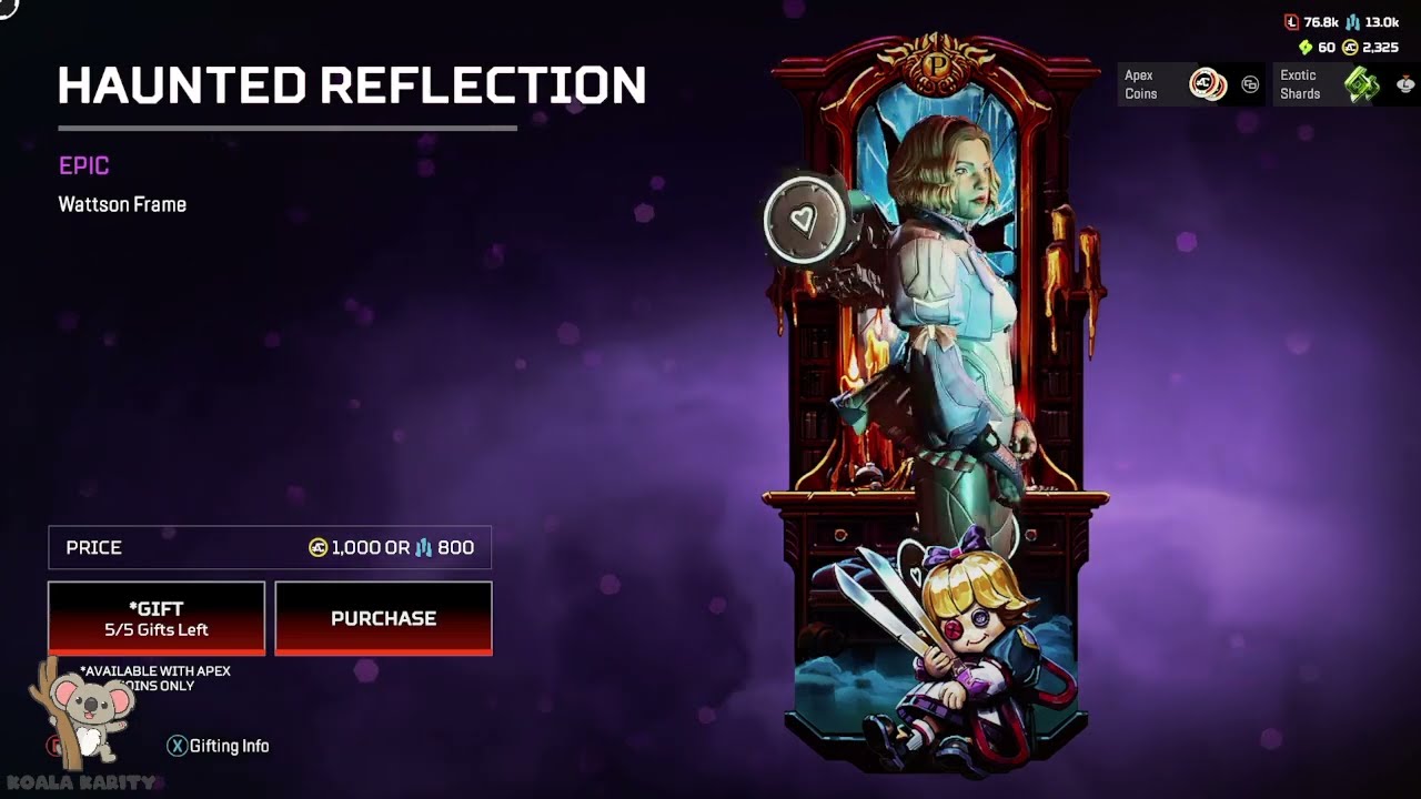 New Epic Frame for Wattson (Haunted Reflection), S22 Techno Terror. [Apex Legends -Highlight- Oct24]