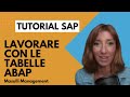 Tutorial in italiano: comandi utili per lavorare con le tabelle ABAP in SAP. www.corsoSAP.com