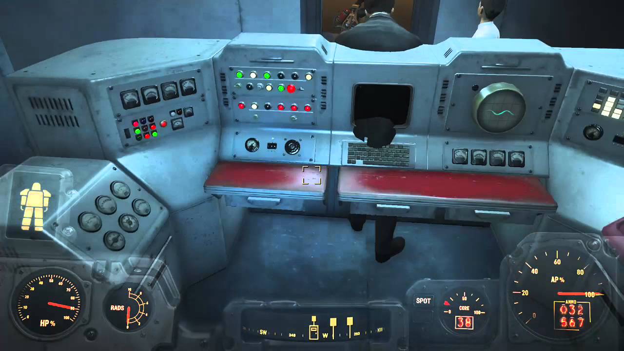 Fallout 4, Sturges stuck in control panel - YouTube