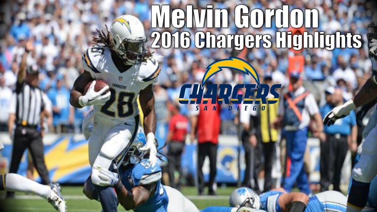 Maillot NFL Melvin Gordon San Diego Chargers 2016 - Édition Color Rush - Produit Officiel