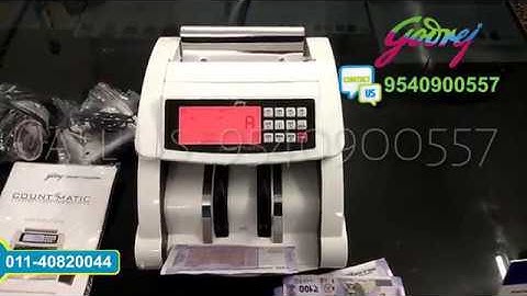 GODREJ COUNT MACTIC Note Counting Machine With Fake Note Detector