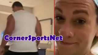 Baltimore Ravens Kevin Zeitler Does Footwork Drills While Wife Is In Labor