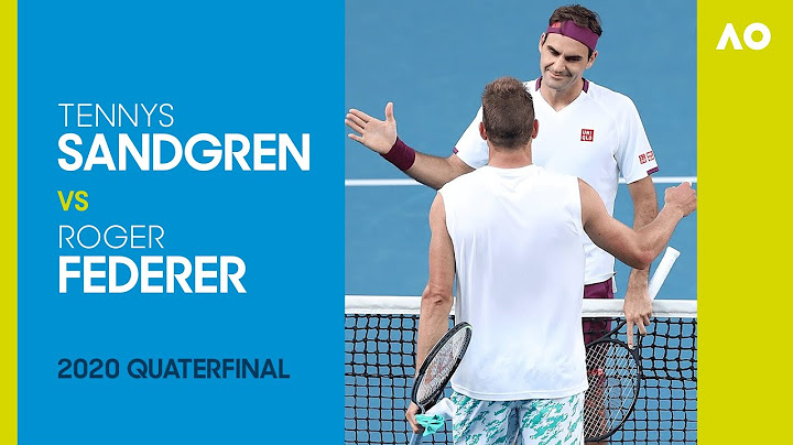 Tennys Sandgren vs Roger Federer in stunning five-set thriller! | Australian Open 2020 Quarterfinal