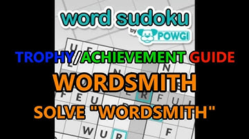 Word Sudoku by POWGI: Wordsmith Trophy Guide