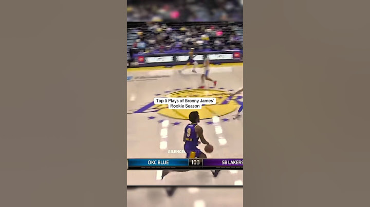 Top 5 Plays of Bronny James’ Rookie Season!😳