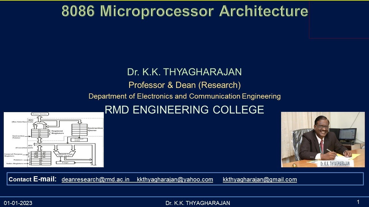 8086 Microprocessor Architecture Flag Register Pipeline YouTube