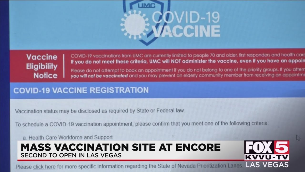 COVID-19 vaccine appointments at Encore now open