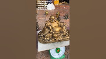 Phật Di lạc bằng đồng #đồcổcầnthơ #phongthuy #đồcổ