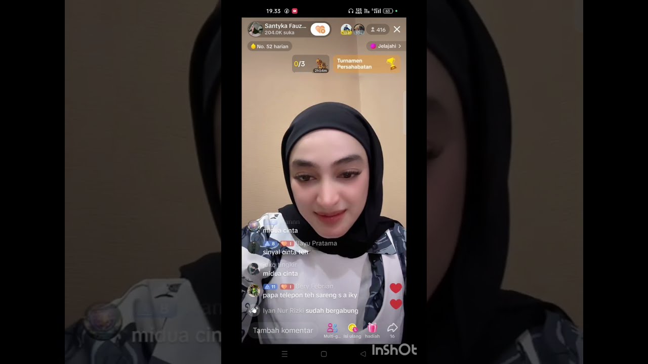 santyka Gi gabut..untung ada c' m'pap..🥰#tiktok#live#streaming#justforfun#activity#viral