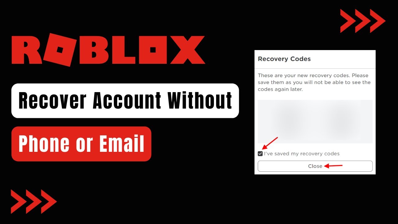 How To Recover Roblox Account Without Email or Phone Number 