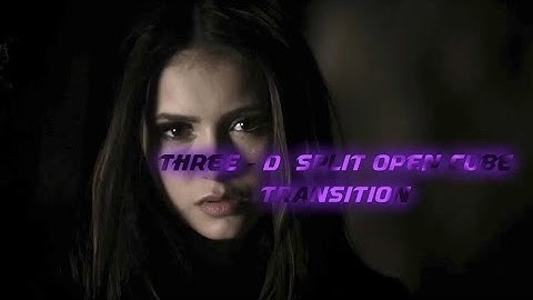 3d Split Open Video Star Tutorial