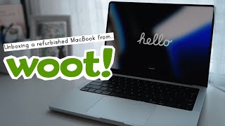 Unboxing a WOOT! Refurbished Macbook Pro M1 Pro (14-inch, 2021 model)