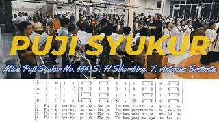 Download lagu PS 664 Puji Syukur | Lagu Rohani Katolik SATB Terindah | Paduan Suara Lingkungan St. Agustinus PSMC