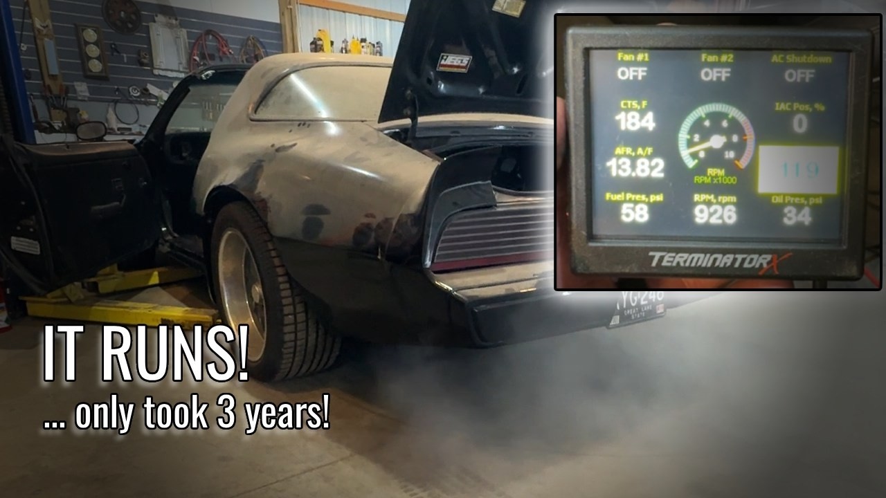 It Runs. After 3 Years! | Trans Am Revival