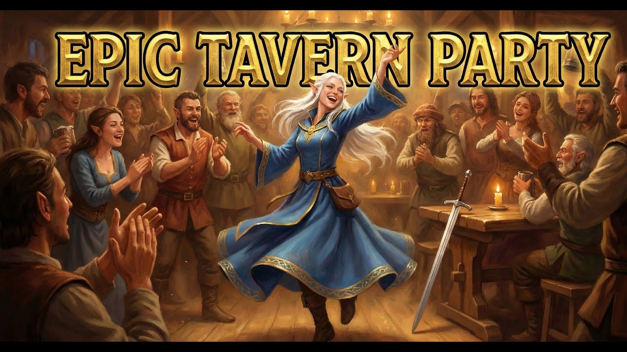 Upbeat Medieval Tavern Music 🍻 Bardcore Party & Celtic Folk (The Witcher/Nanatsu Style)