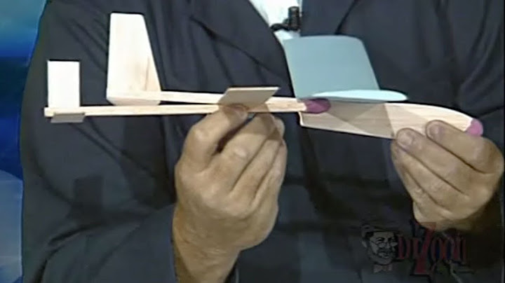 Dr. Zoon: Foam Wing Glider