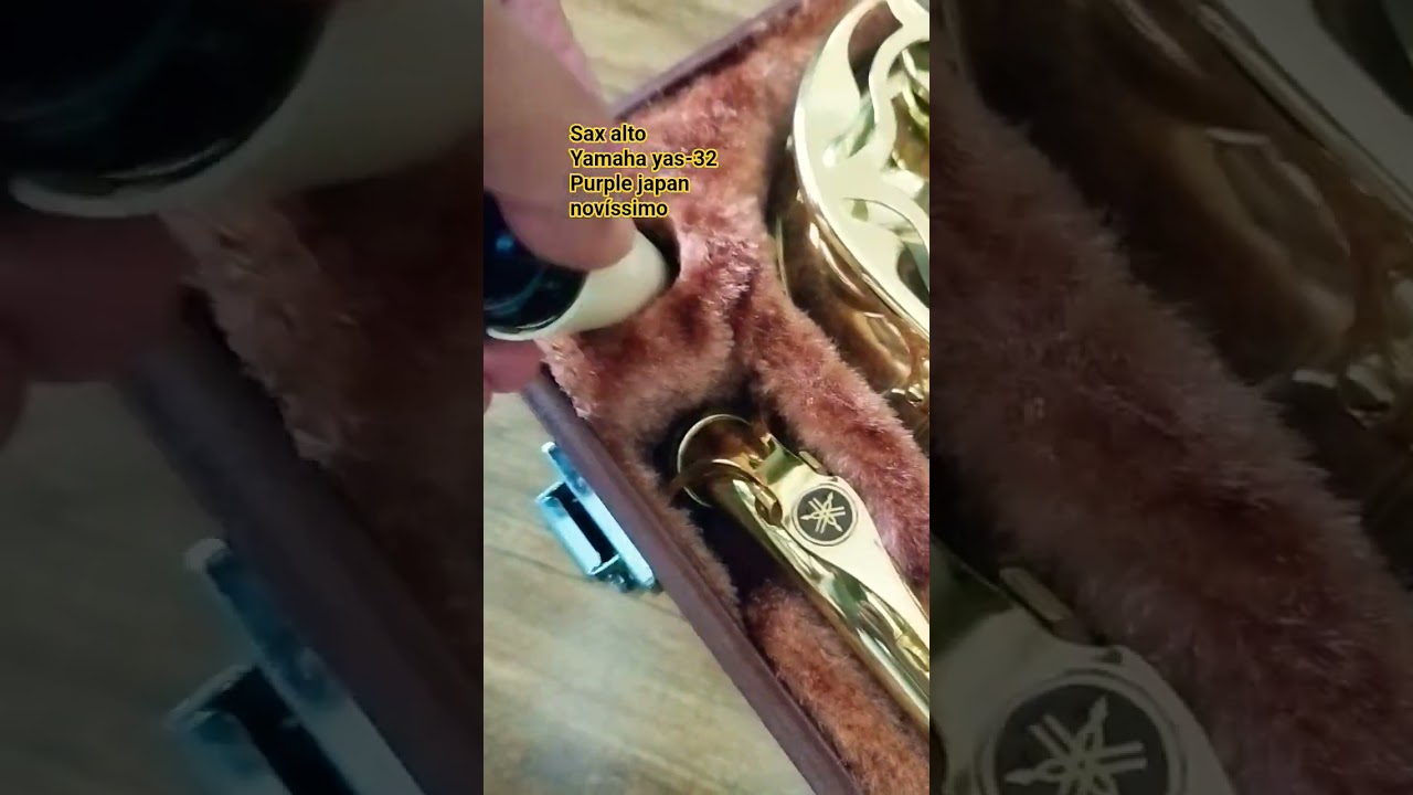 Yamaha Yas-32 log Purple Made in Japan novíssimo a pronta entrega 😉🎷