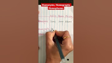 Homonyms, homophones, Homographs. #oldstylelearning #english #englishlanguage #grammar
