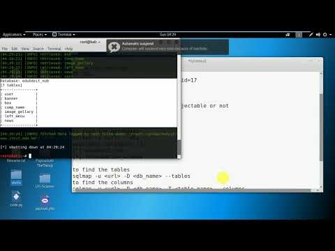Exploiting SQL Injection