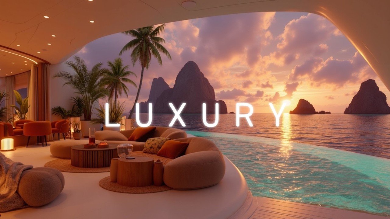 Luxury Chillout Lounge Sunset Beats Relaxing Ambient Ocean View 90min ...