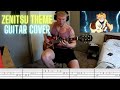 Zenitsu Theme Demon Slayer GUITAR COVER With TABS