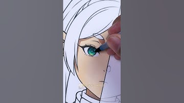 Drawing Frieren 😊 GOOD vs EVIL 😡 || Part 1 #shorts #frieren #drawinganime  #anime