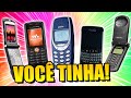 20 CELULARES ANTIGOS QUE VOCÊ JÁ TEVE!