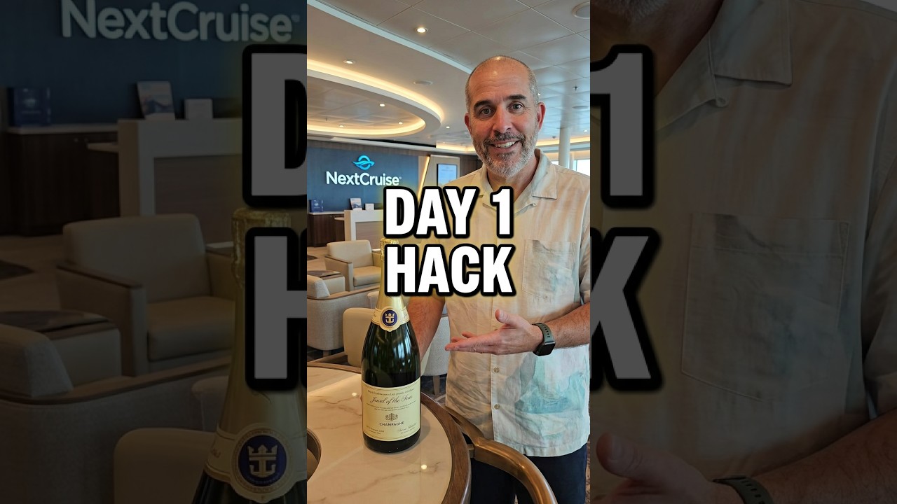 How I Got a FREE Bottle of Champagne on My Royal Caribbean Cruise 🍾 - but you have to hurry