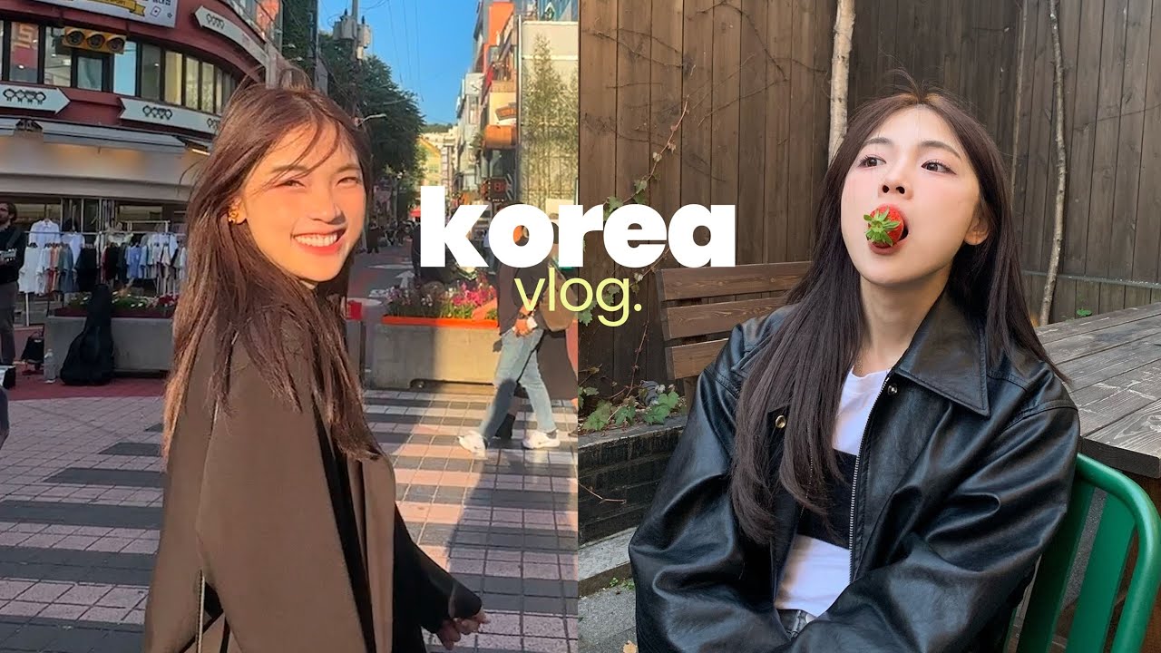 韩国Vlog   咖啡厅打卡＋韩牛初体验   和小伙伴一起的难忘变美之旅✨ ☕️