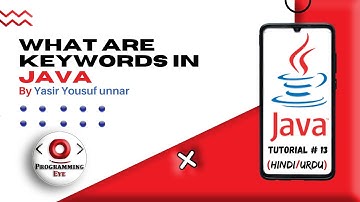 What are Keywords in Java | Hindi / Urdu | Programming Eye