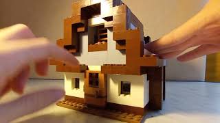 Как построить красивый средневековый дом из LEGO Minecraft? | LEGO обзоры - Andrew