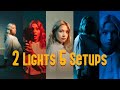 Super simple light setups for portraits