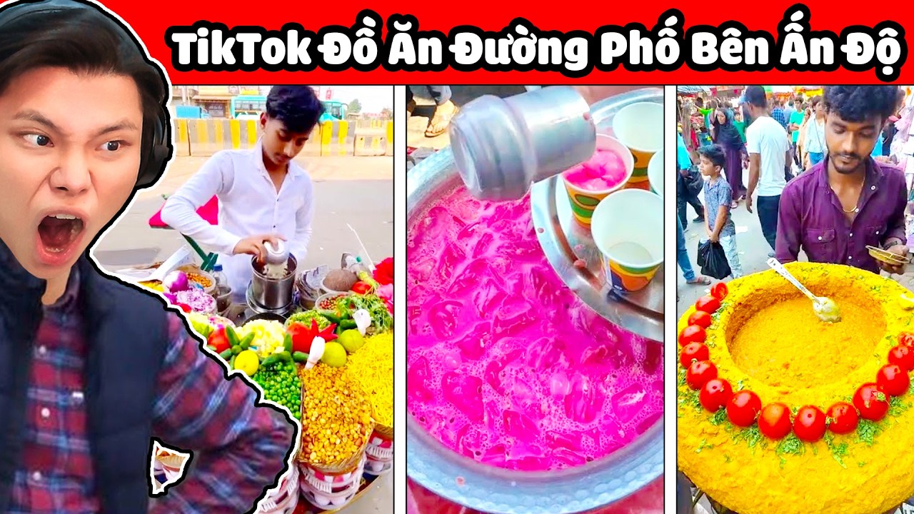 TIKTOK ĐỒ ĂN Đường Phố Bên ẤN ĐỘ Kiểu🍳🥗🙏JAYGRAY REACTION NHỮNG MÓN ĂN ĐỘC LẠ KHÔNG AI DÁM ĂN