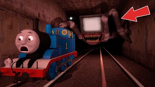 Building a Thomas Train Chased By New Monster TV Man Eater in Garry's Mod