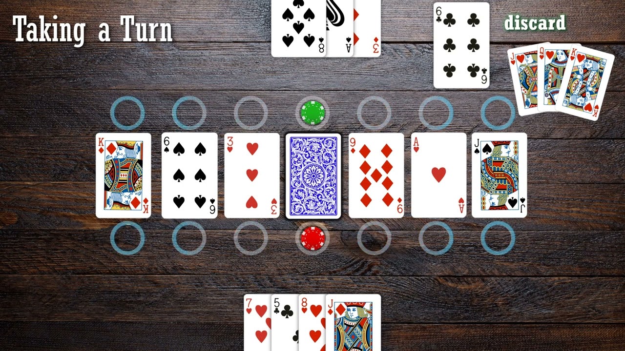 How to Play Barrel Rummy a 2 Player Card Game