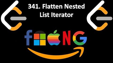 Leetcode 341. Flatten Nested List Iterator