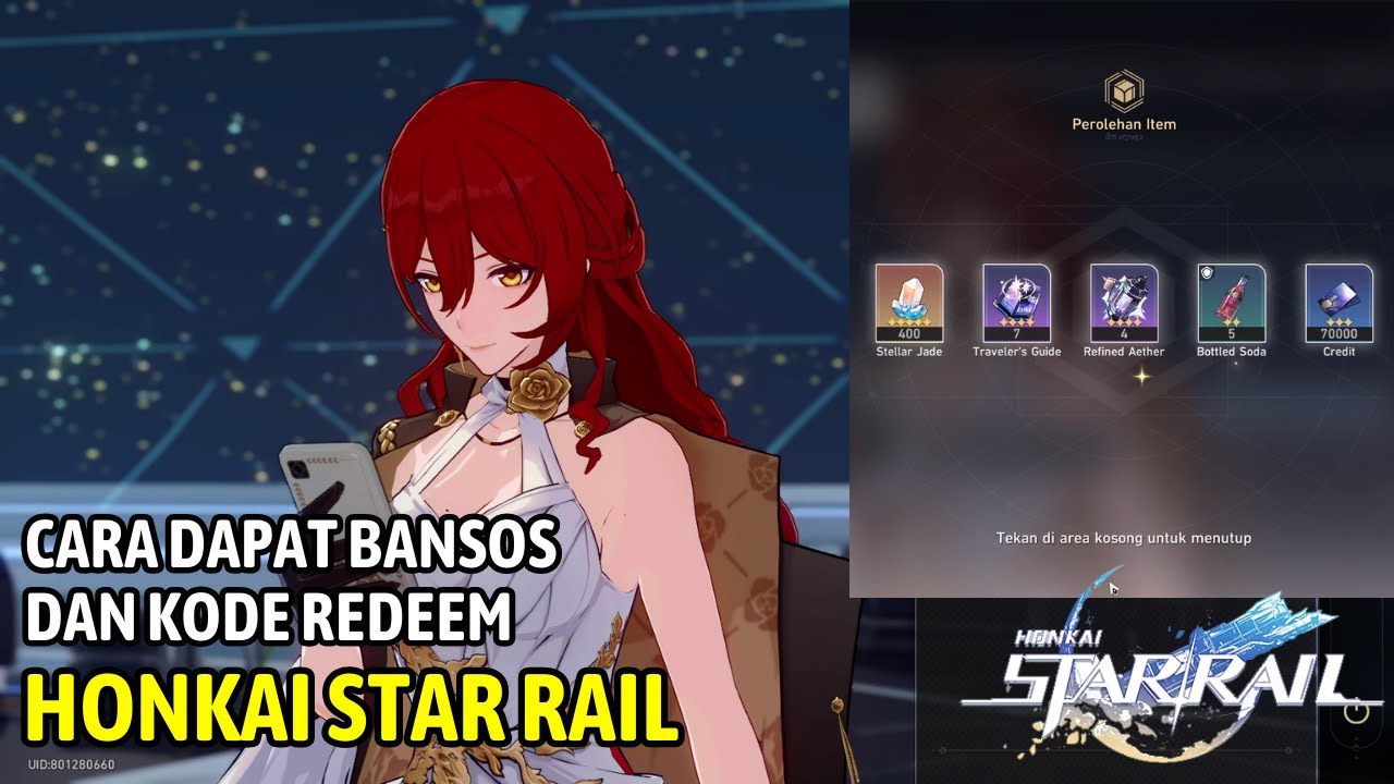 Cara dapat Bansos dan Kode Redeem Honkai Star Rail - YouTube