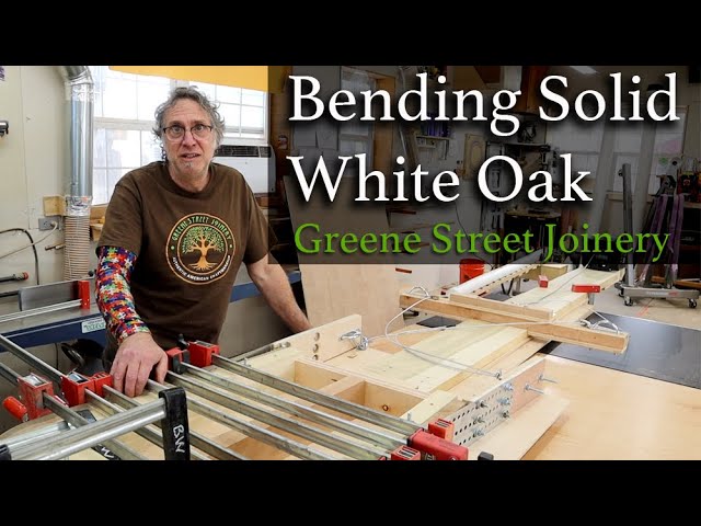 Bending Solid White Oak - Youtube