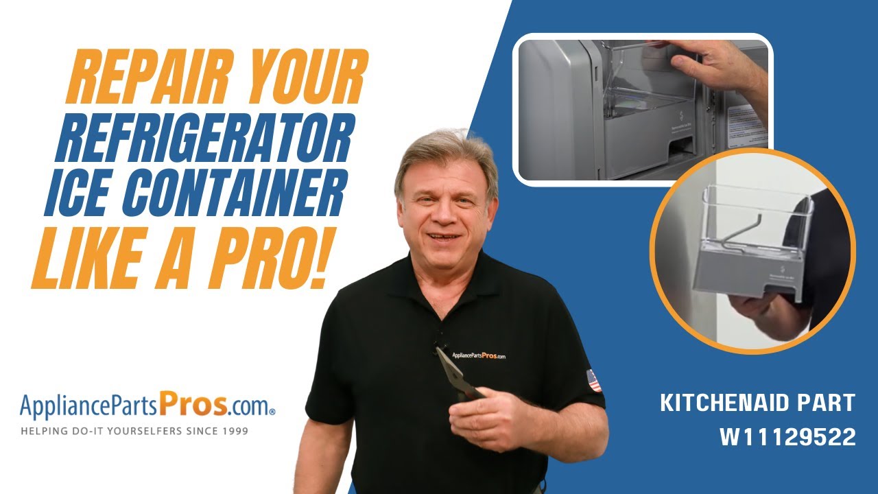 How To Replace: Whirlpool/KitchenAid/Maytag Refrigerator Ice Container