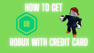 How to get Robux Using Credit card in Roblox
