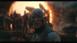 Captain America Avengers Emble Scene - Portal Scene - Avengers Endgame 2019 4K 60Fps