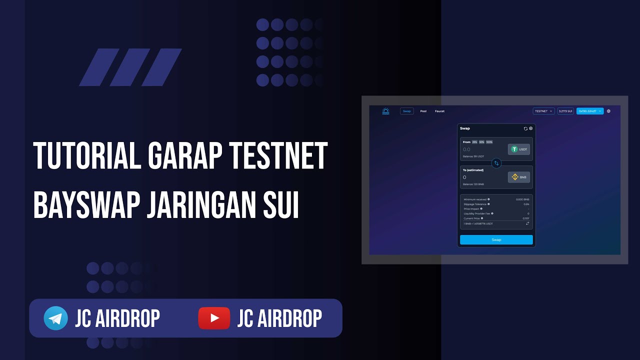 Tutorial Testnet Bayswap Network SUI | Apakah Next Aptos ? - YouTube