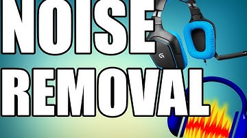 Audacity Noise Removal Tutorial - Remove Background Noise Using Audacity!