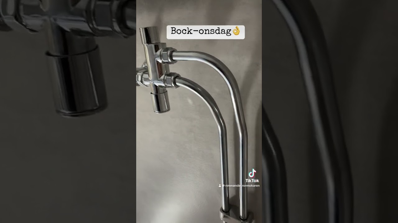 En annorlunda montering av handdukstork på kunds begäran.