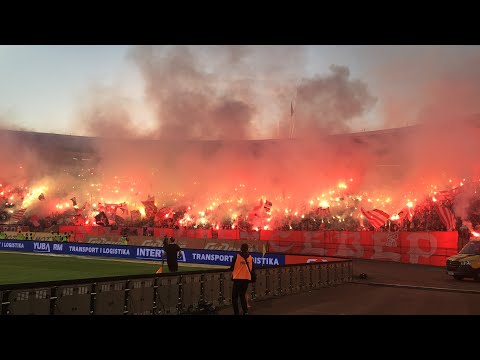 Delije - PYROSHOW - Gori Marakana povodom 33. titule! | Crvena zvezda - Vozdovac 3:1