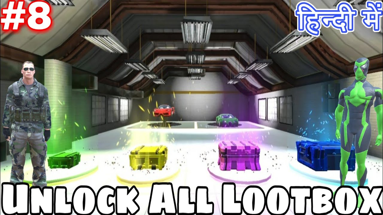 Free Unlock All LootBoxes in Rope Frog Ninja Hero #8 Hindi Game Definition New Update Gameplay Husky