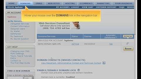 Preparing a domain for transfer from Register.com by MiaShops