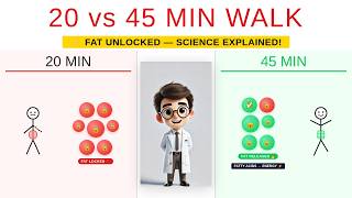 What Happens to Stored Fat When You Walk 20 vs 45 Minutes? (Science Explain)