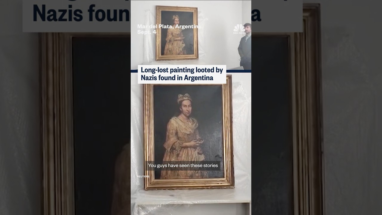 Long-lost painting looted by Nazis found in Argentina